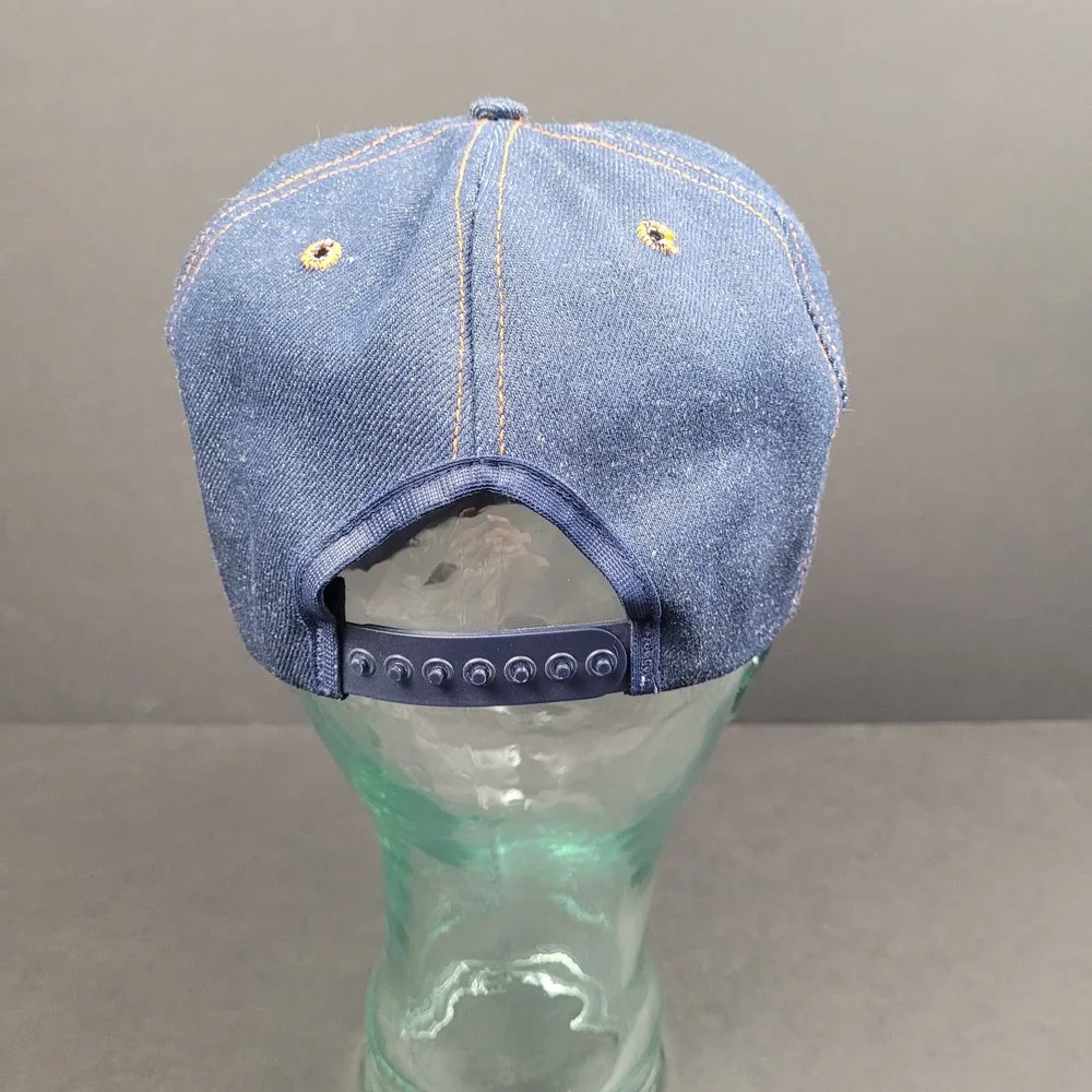Vintage 1980s American Legion Denim Wash Snapback Hat